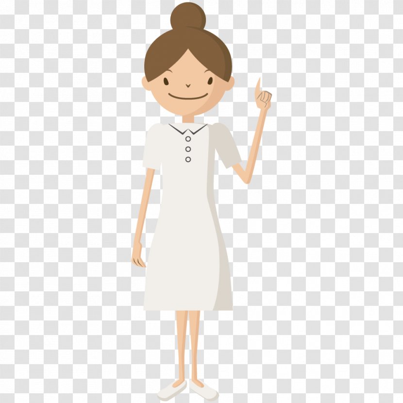 Cartoon Thumb Gown Nursing - Heart Transparent PNG