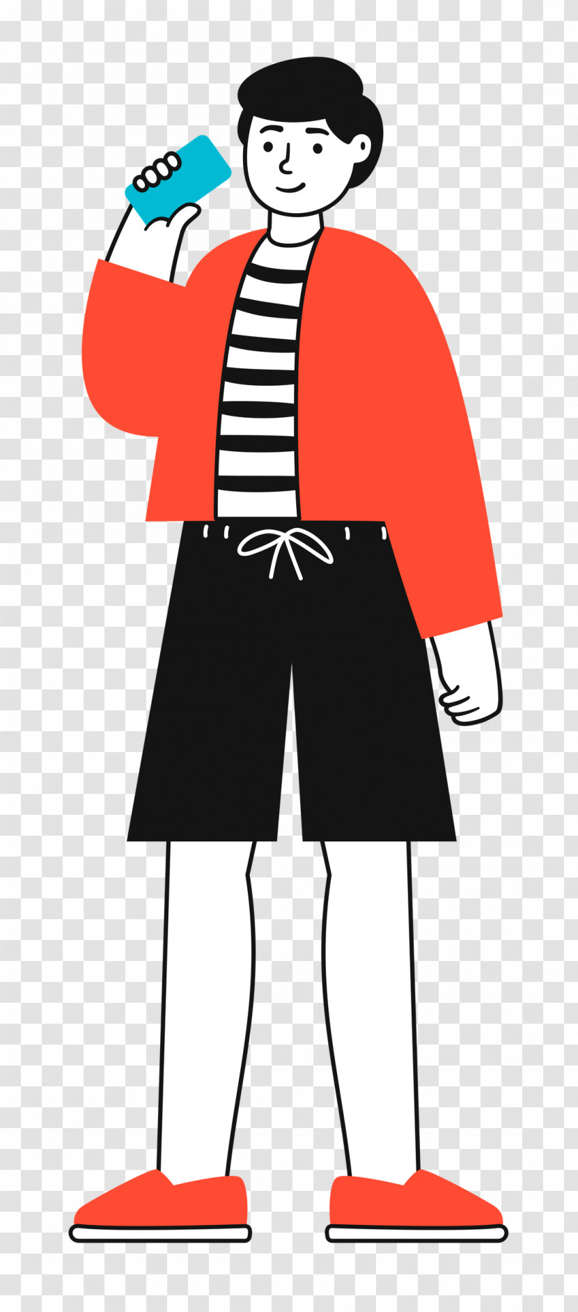 Boy Standing Transparent PNG