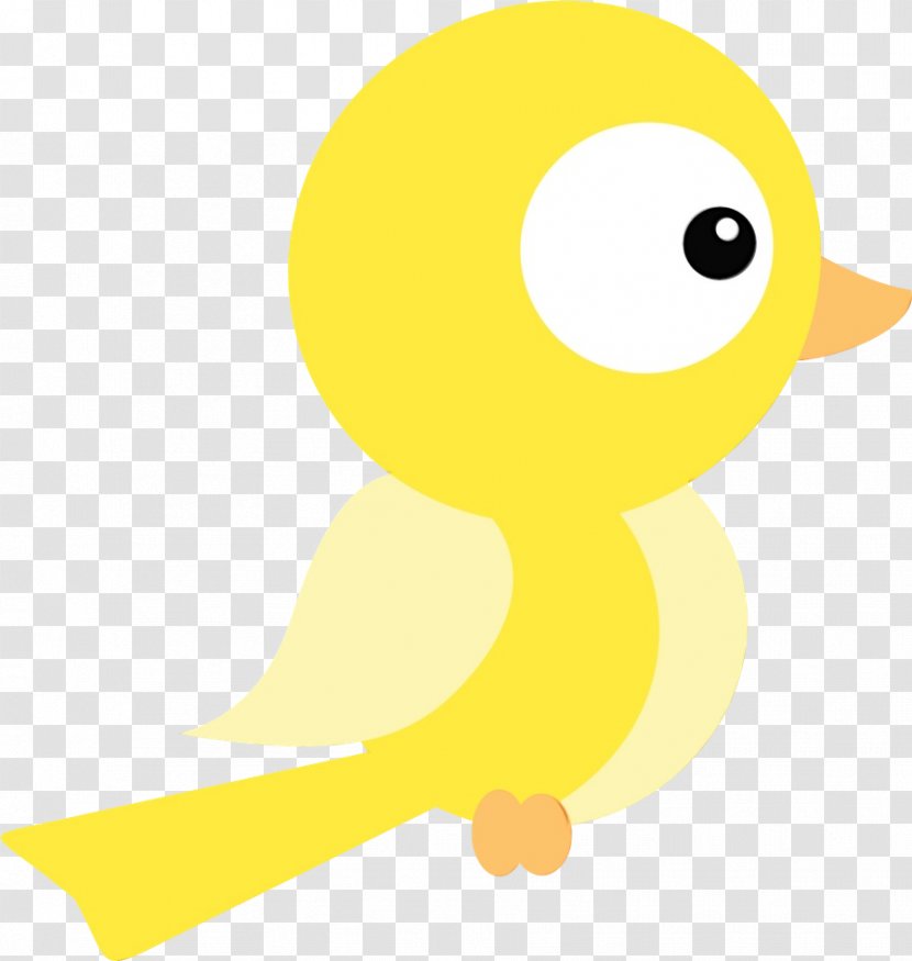 Duck Cartoon - Livestock Rubber Ducky Transparent PNG