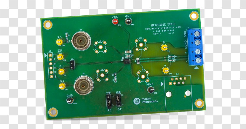 Microcontroller Transistor–transistor Logic Electronics Sensor Diode - Maxim Integrated - Circuit Board Transparent PNG