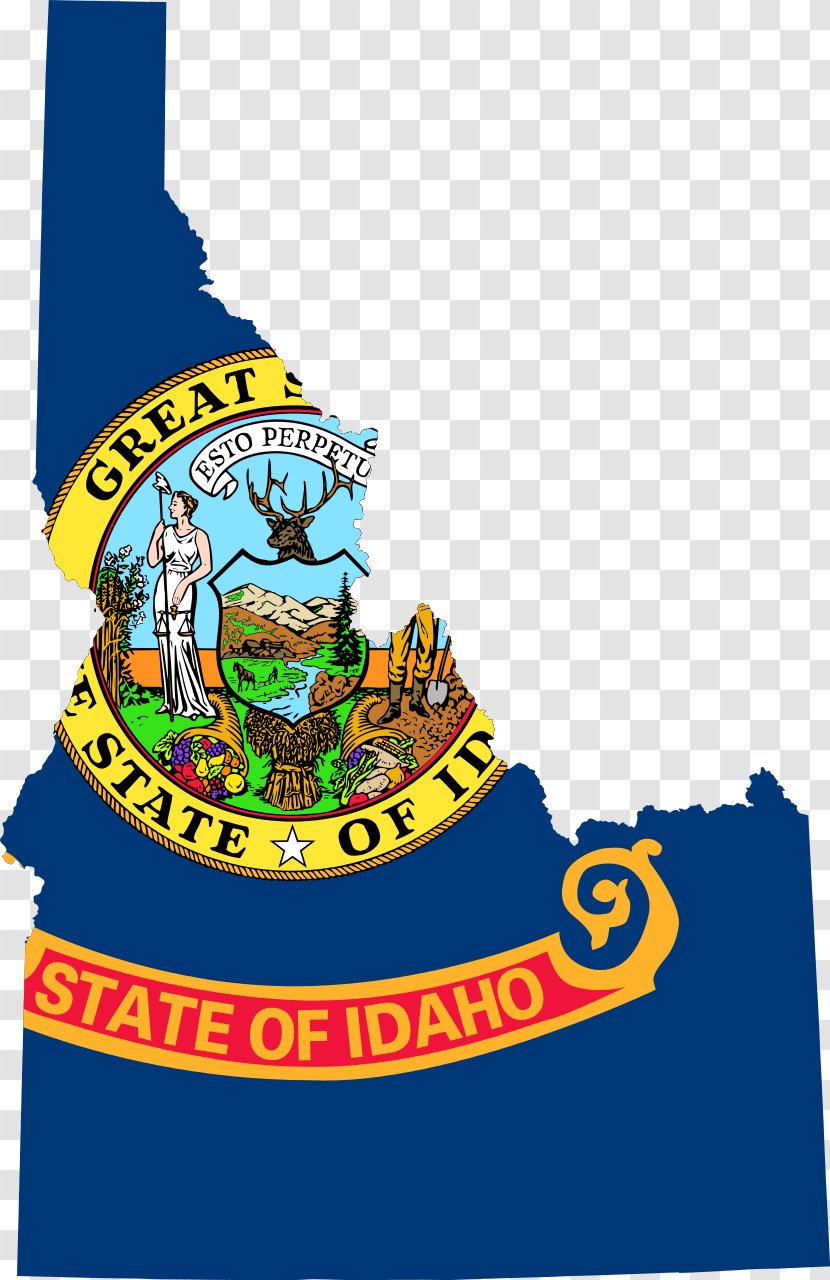 Flag Of Idaho Boise County, The United States State - Great Seal Transparent PNG