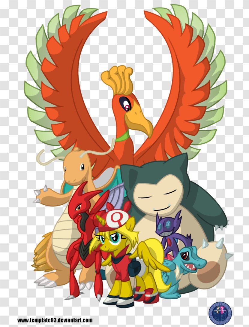 Pokémon Pony Winged Unicorn Illustration Snorlax - My Little Friendship Is Magic - Double Rainbow Dragon Story Transparent PNG