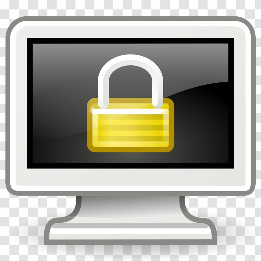 Lock Screen Computer Software Ransomware Remote Desktop Monitors - The Date Transparent PNG