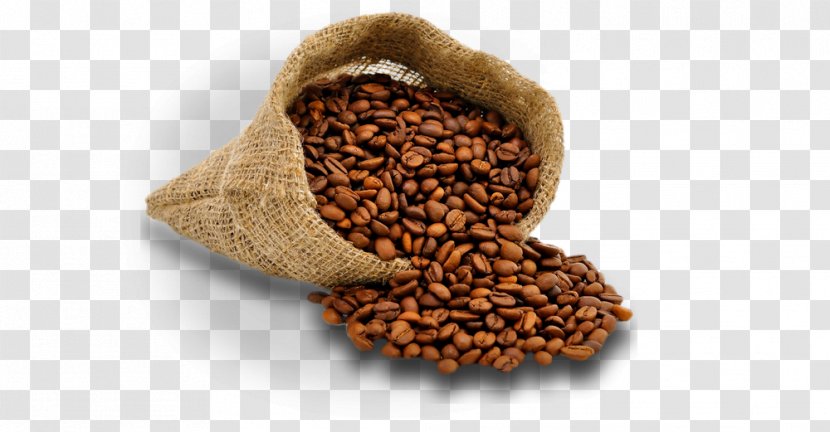Kona Coffee Bean Bag - Hessian Fabric - Beans Transparent PNG