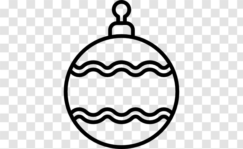 Christmas Ornament - Black And White - Baubles Transparent PNG