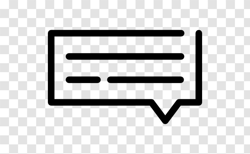 Text Speech Balloon - Rectangle - Area Transparent PNG