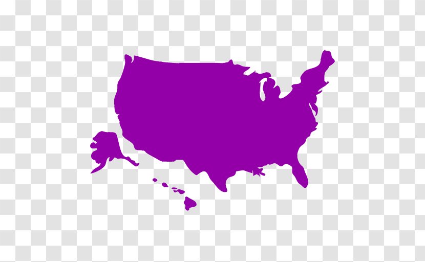 United States Vector Map Clip Art - Mapa Polityczna - Volg Me Transparent PNG