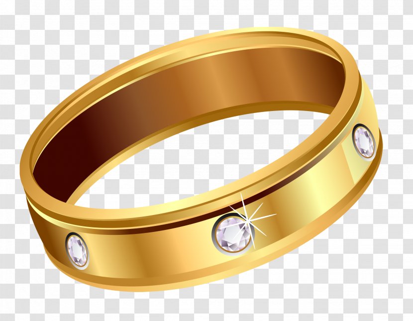 Earring Gold Clip Art - Platinum - Cartoon Diamond Ring Transparent PNG