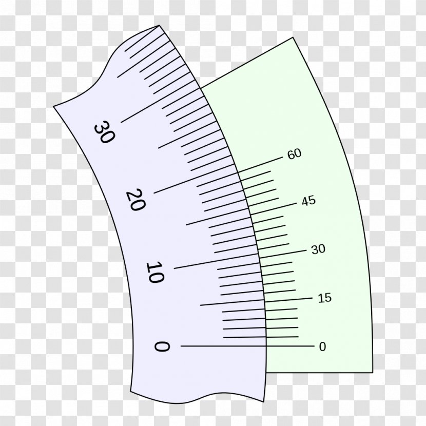 Angle Nonius Sexagesimal Measurement Scale - Heart Transparent PNG