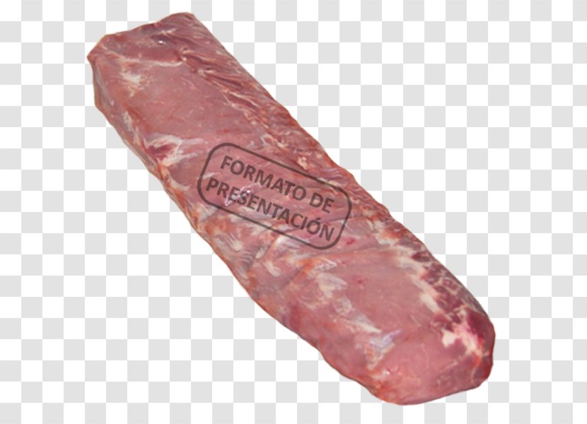 Salami Pork Loin Domestic Pig Sujuk Game Meat - Frame - Sausage Transparent PNG