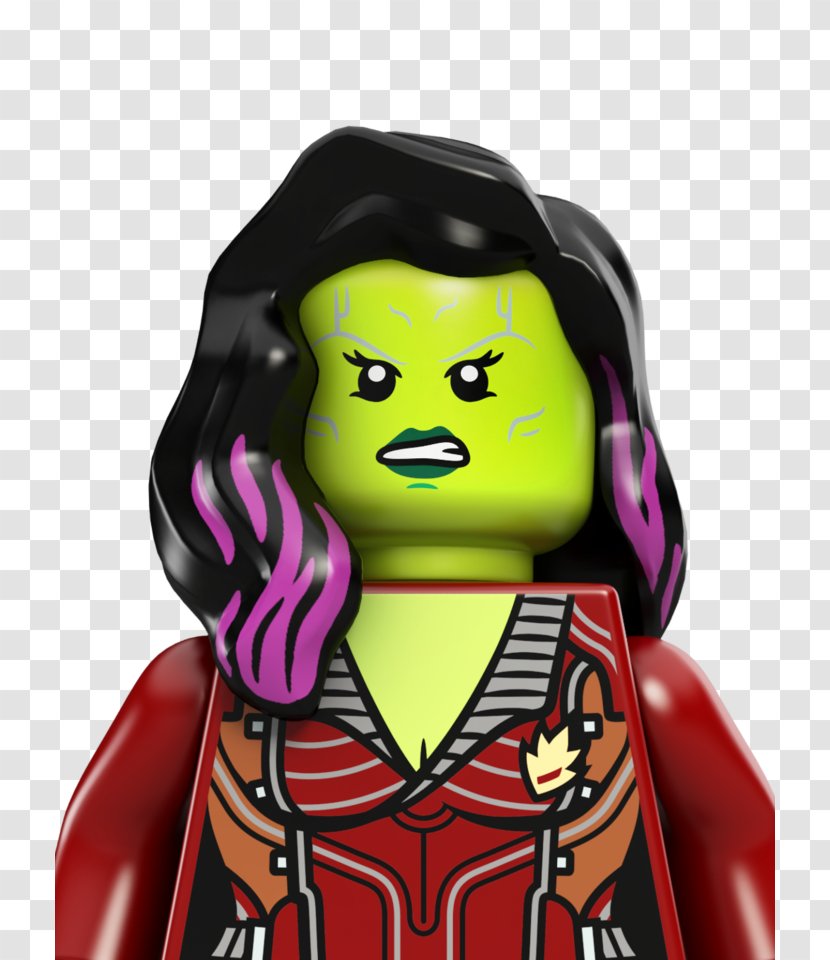 Lego Marvel Super Heroes Gamora Star-Lord Drax The Destroyer Nebula - Magenta Transparent PNG