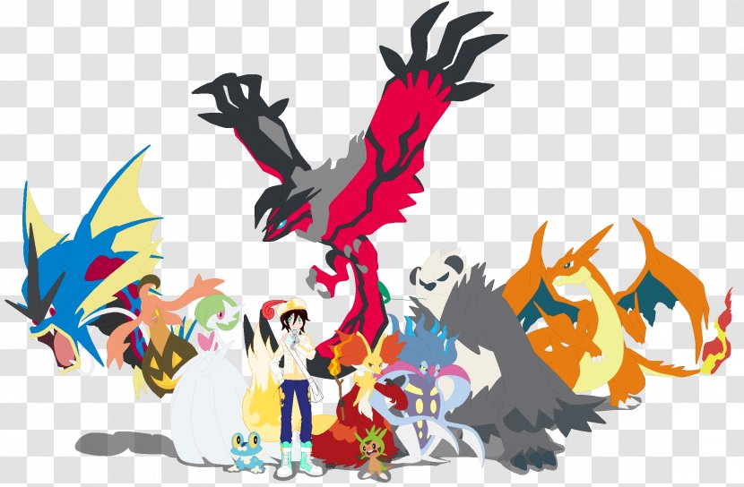 Pokémon X And Y Kalos Beginner's Handbook Xerneas Yveltal - Mythical Creature Transparent PNG