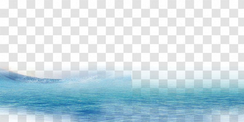 Blue Wave Sky Pattern - Azure - Water,River Transparent PNG