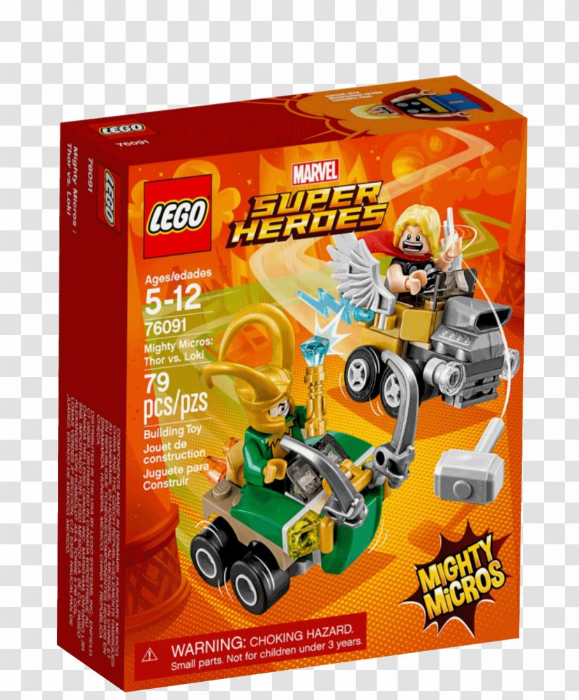 Lego Marvel Super Heroes Thor Loki Mjolnir Transparent PNG