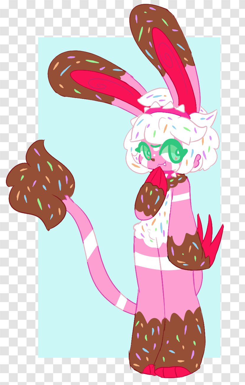 Easter Bunny Cartoon Pink M Transparent PNG