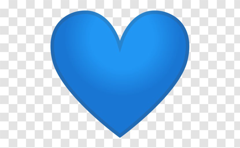 Heart Emoji GitHub Clip Art - Electric Blue Transparent PNG