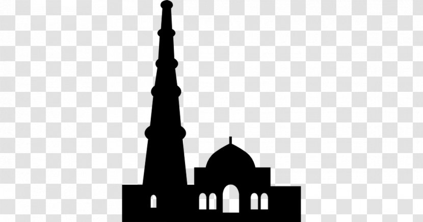 Qutb Minar Monument Clip Art - Silhouette - India Transparent PNG