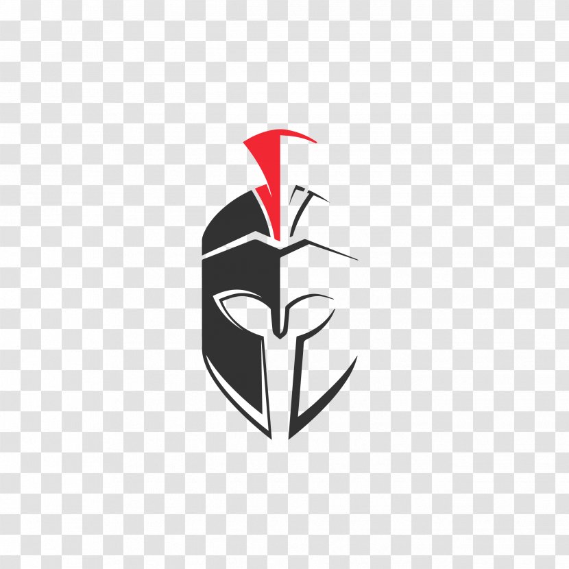 Logo Helmet Icon Design - Royaltyfree - Spartacus Transparent PNG