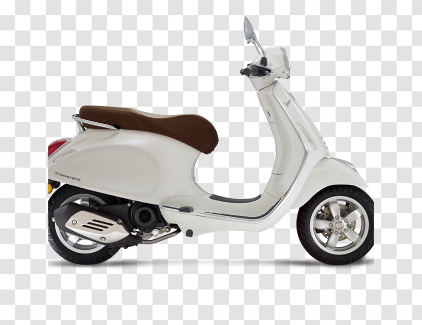 Scooter Piaggio Vespa Primavera Motorcycle - Motorized Transparent PNG