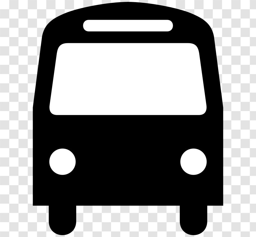 Public Transport Bus Service Symbol - Rectangle Transparent PNG