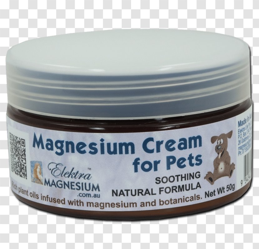 Cream Dog Horse Pet Magnesium Chloride - Lotion Transparent PNG