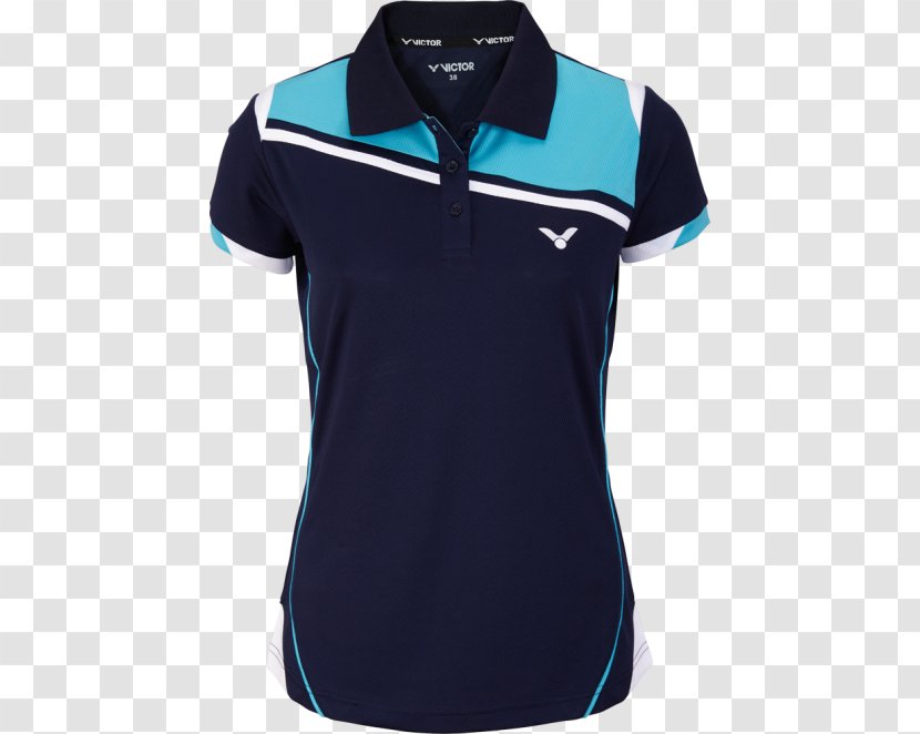 T-shirt Polo Shirt Clothing Badminton Blue - Unisex Body Figure Transparent PNG