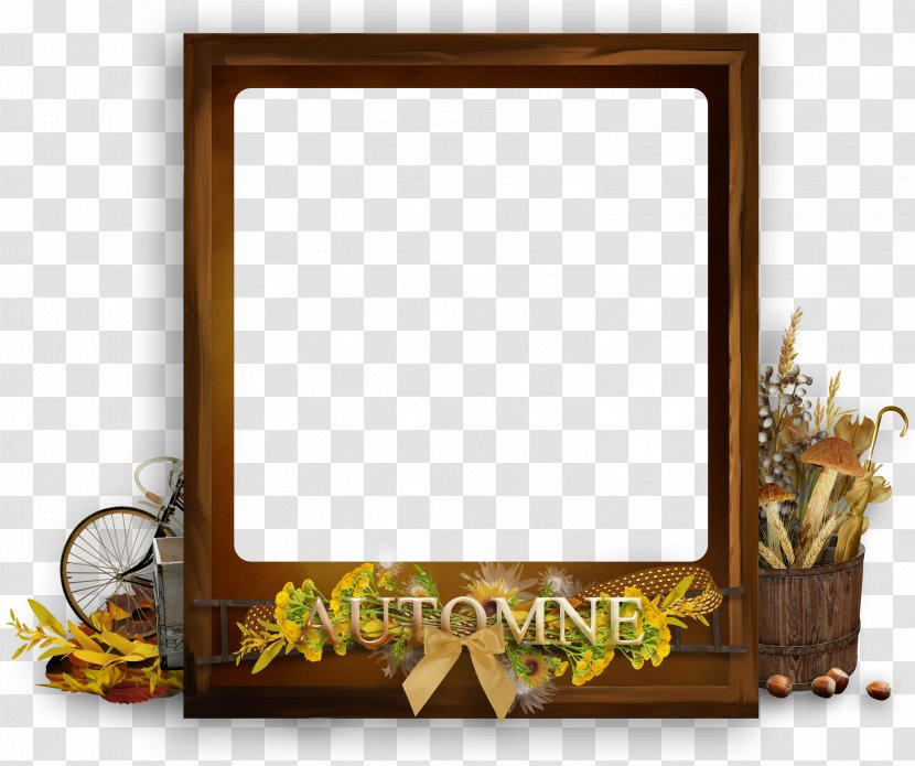 Autumn Clip Art - Games - Orange Frame Transparent PNG