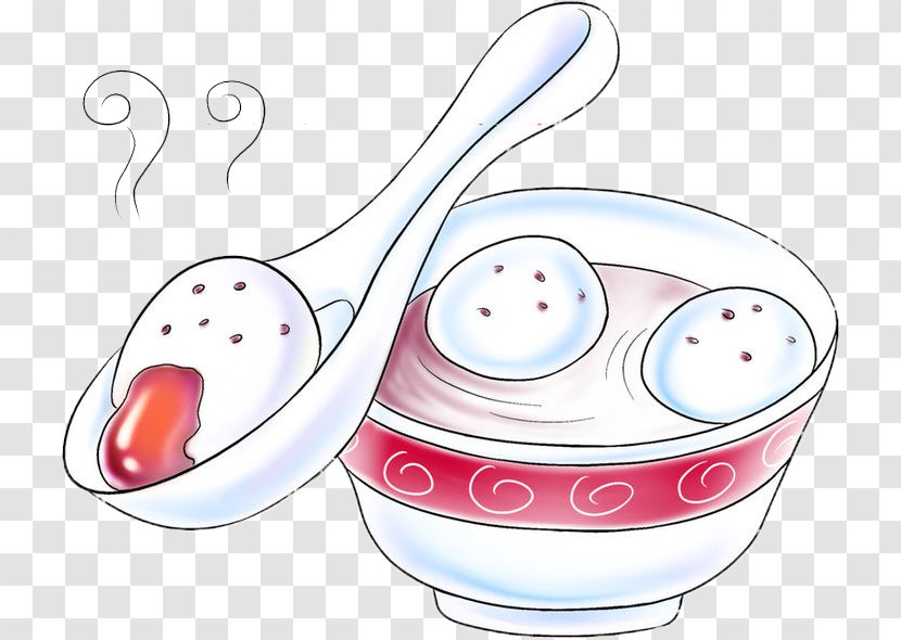 Tangyuan Lantern Festival Cartoon - Free Rice Balls To Pull The Material Transparent PNG
