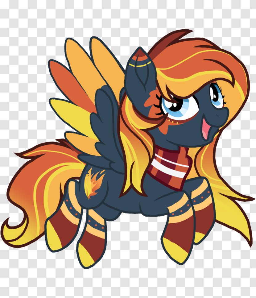 Pony DeviantArt Horse - Mythical Creature - Fire Feather Transparent PNG