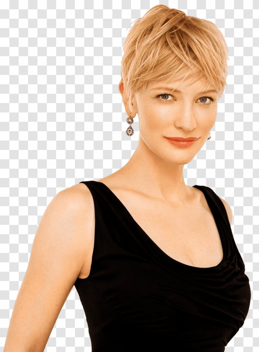 Cate Blanchett Pixie Cut Short Hair Hairstyle Actor - Layered Transparent PNG