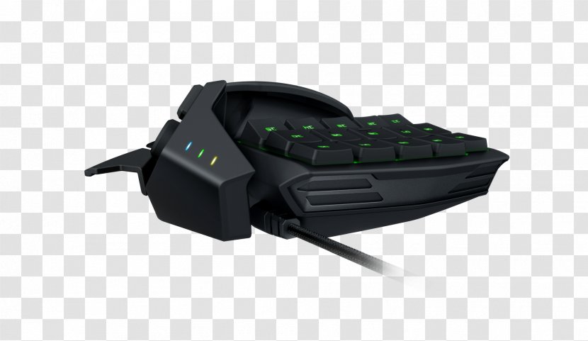 Computer Keyboard Razer Keypad Tartarus V2 Mecha-Membrane Gaming RZ07-02270100-R3U1 Chroma - Gamepad Transparent PNG