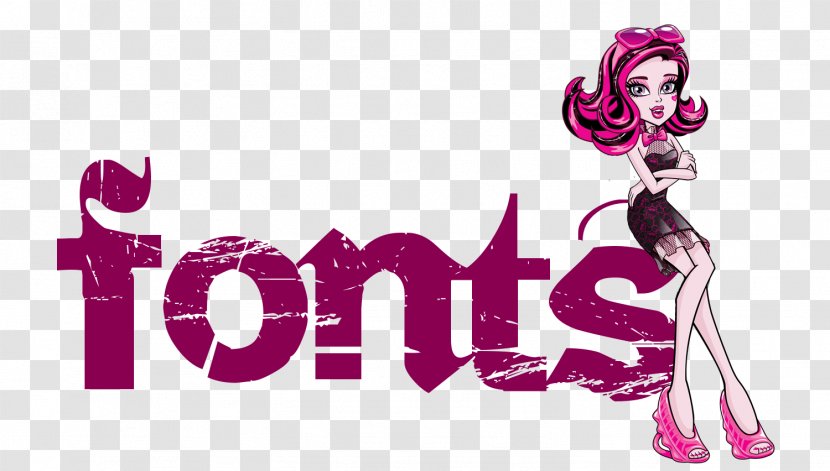 Font Logo Monster High Brand Typography - Violet - Magenta Transparent PNG