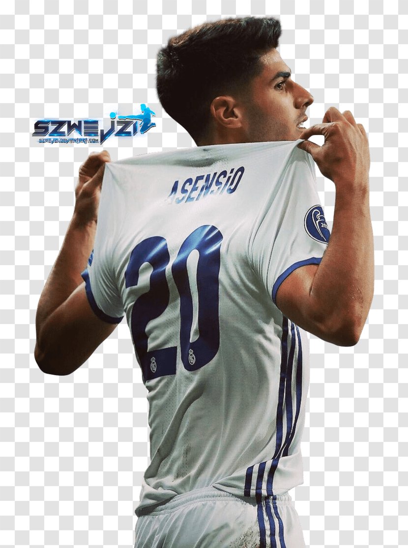 Marco Asensio Real Madrid C.F. Spain National Football Team Santiago Bernabéu Stadium RCD Espanyol - T Shirt Transparent PNG