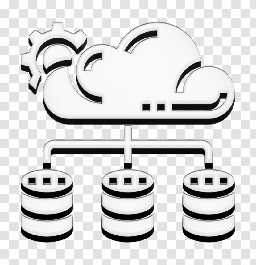 Cloud Service Icon Database Icon Server Icon Transparent PNG