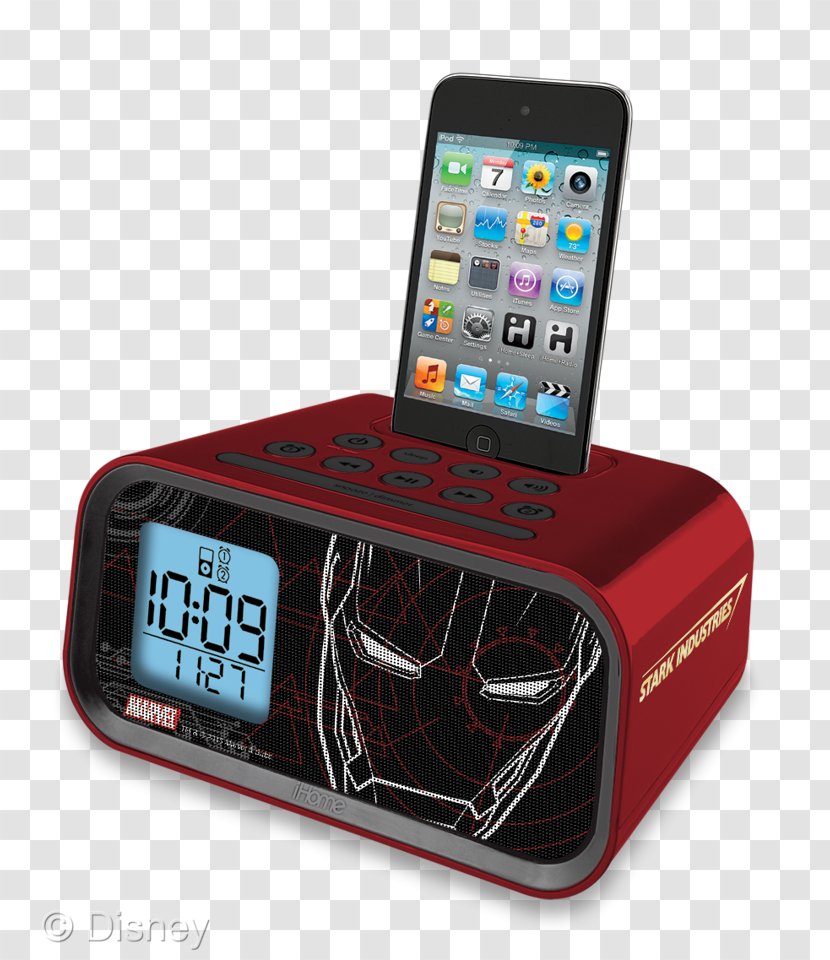 Alarm Clocks Portable Media Player Loudspeaker Radio Receiver - Communication Device - Battery Operated Led Transparent PNG