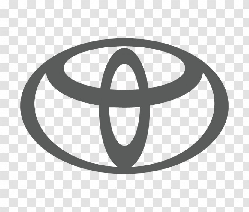 Dublin Toyota Car Corolla Logo - Black And White Transparent PNG