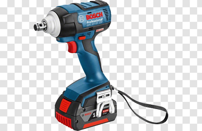 Bosch Cordless Impact Driver Gds 18 V Ec 250 Incl. 2 Akkus 6,0 Ah Wrench Robert GmbH - Machine Transparent PNG