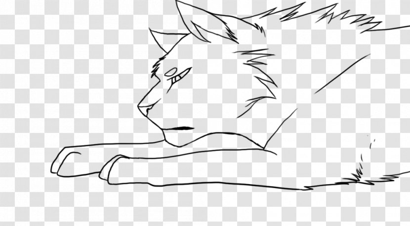Line Art Cat Drawing DeviantArt Clip - Flower Transparent PNG
