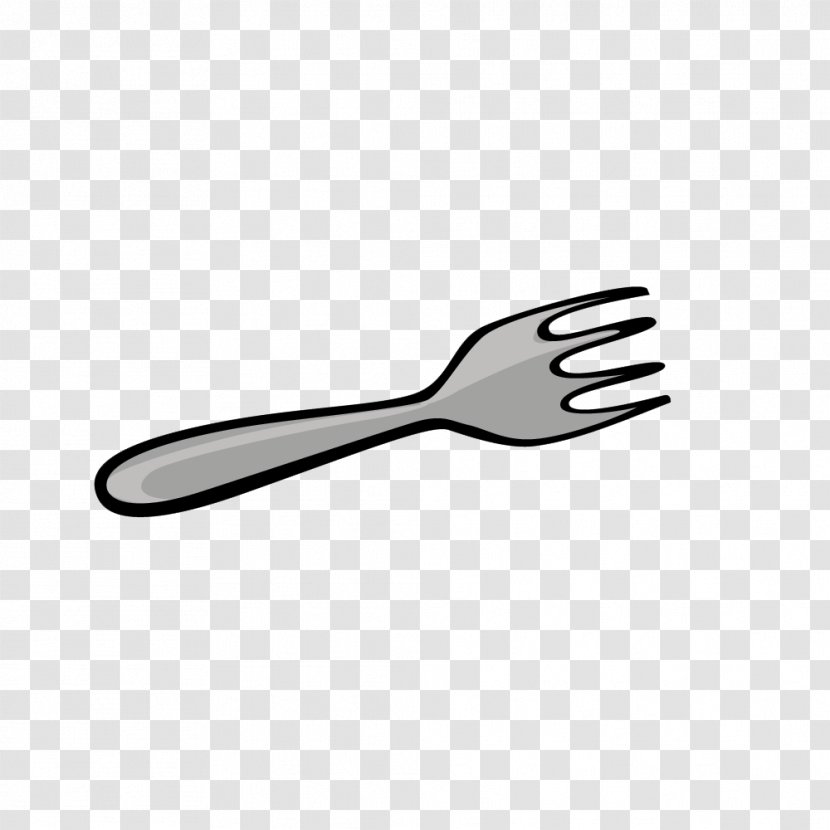 Spoon Tableware Fork - Text - Vector Creative Transparent PNG