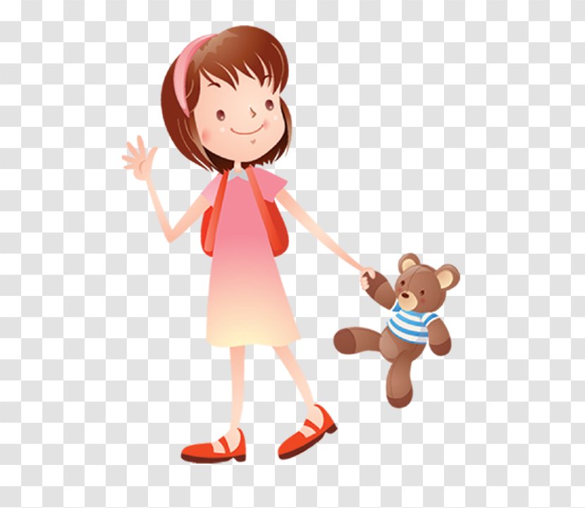 Student Child - Cartoon - Hand-painted Students Children Transparent PNG