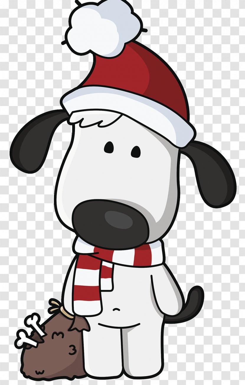 Dog Santa Claus Christmas Clip Art - Fictional Character Transparent PNG
