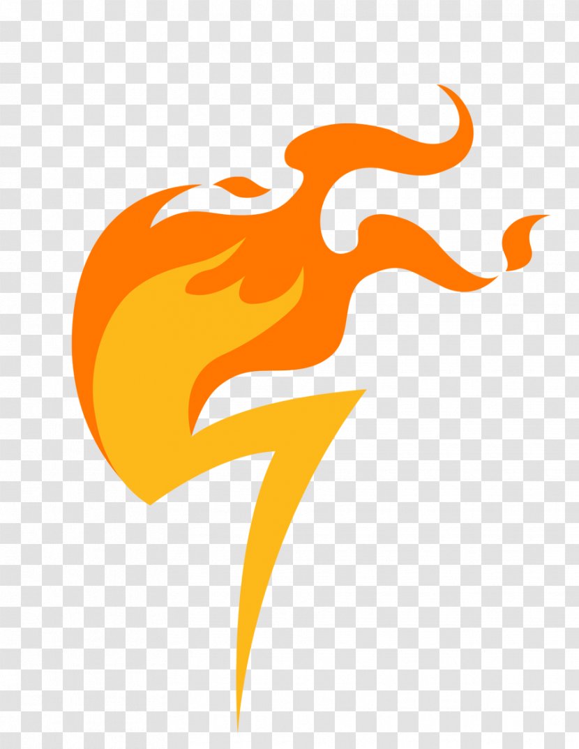 Cutie Mark Crusaders Rarity Lightning Strike Image - Orange Transparent PNG