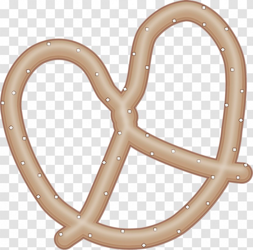 Pretzel Beige Symbol Transparent PNG