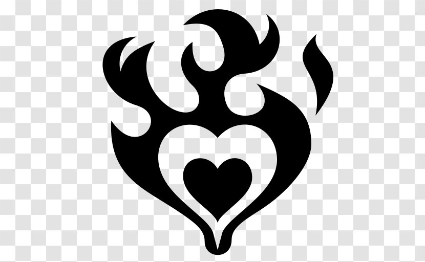 Symbol Heartburn Clip Art - Silhouette - Flames Transparent PNG