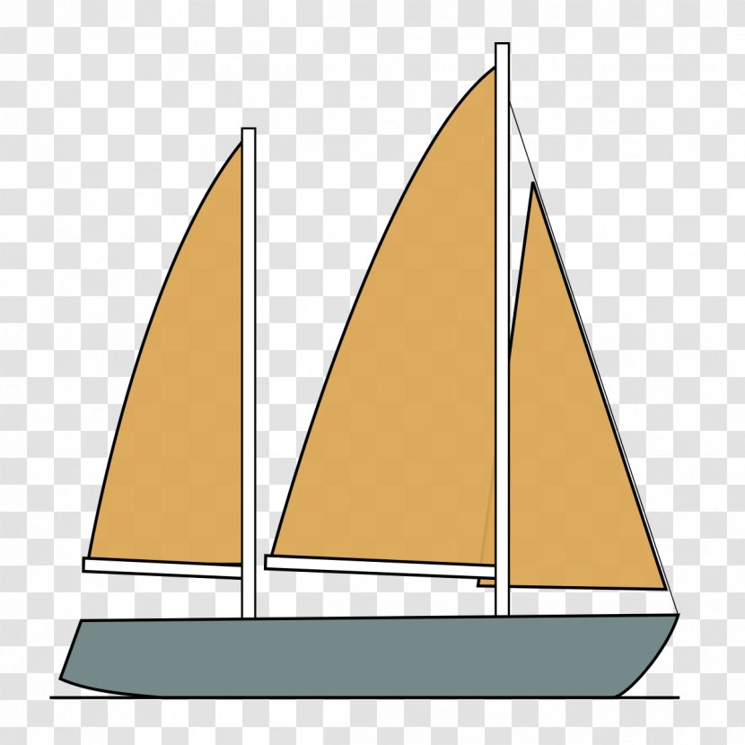 Ketch Mast Rigging Sailboat - Triangle - Sailing Transparent PNG