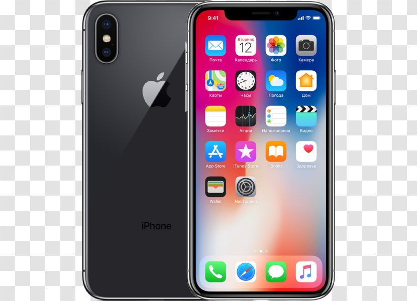 IPhone X 8 7 4S 6S - Feature Phone - Apple Transparent PNG