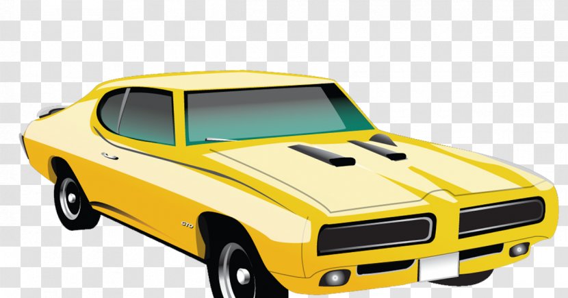 Sports Car Ford Mustang Pontiac GTO Chevrolet Camaro - Motor Vehicle - Yellow Transparent PNG