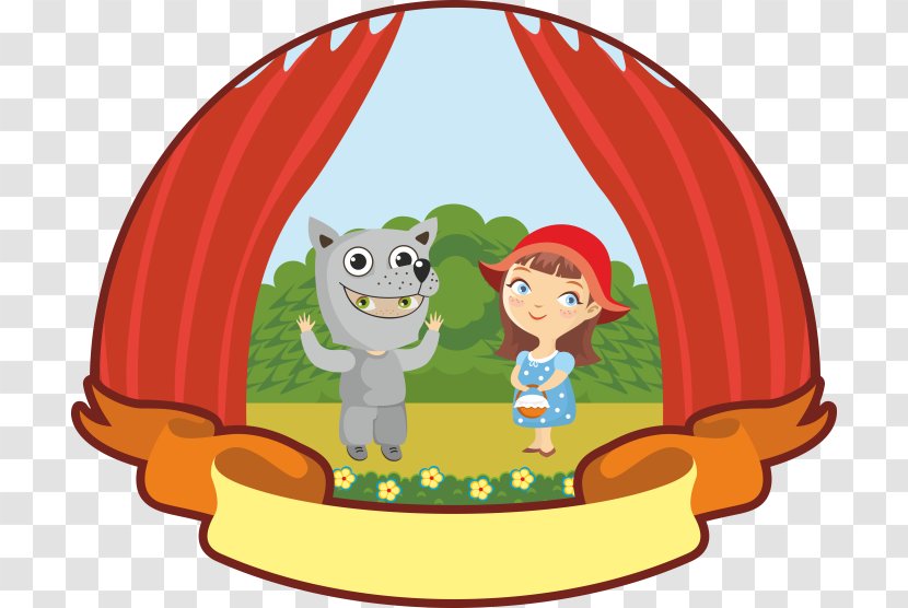 Little Red Riding Hood Theatre Child - Royaltyfree Transparent PNG