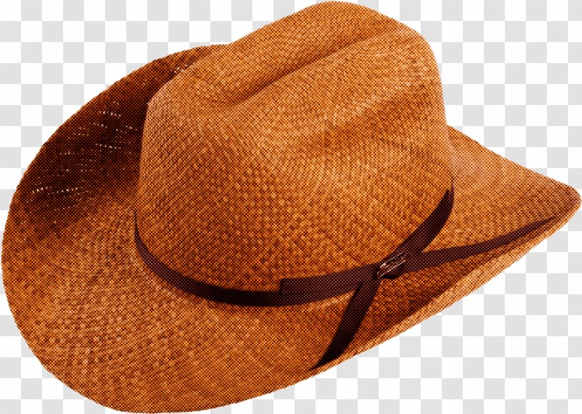 Cowboy Hat - Brown - Beige Headgear Transparent PNG
