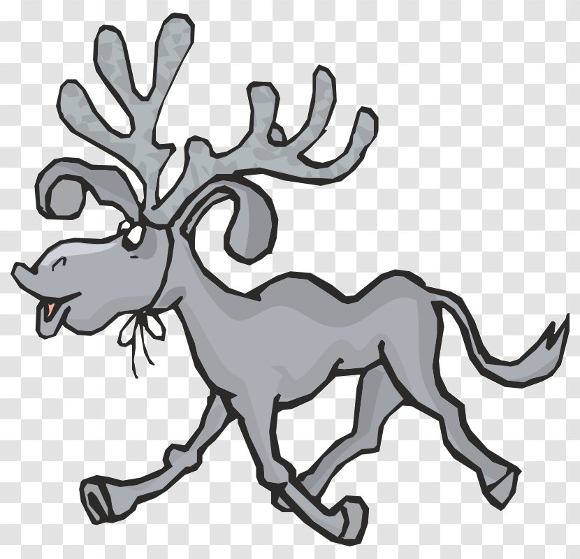 Reindeer Moose Antler Sticker Clip Art Transparent PNG